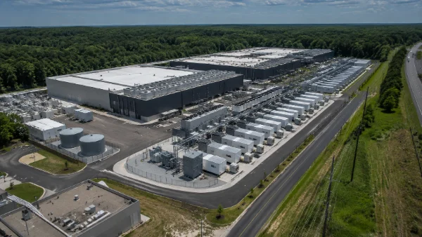 Battery energy storage system enhancing power quality and resilience for a modern data center.