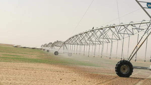 National-scale irrigation project powered by HydroSolar Mega solar water pumping technology in Africa.
